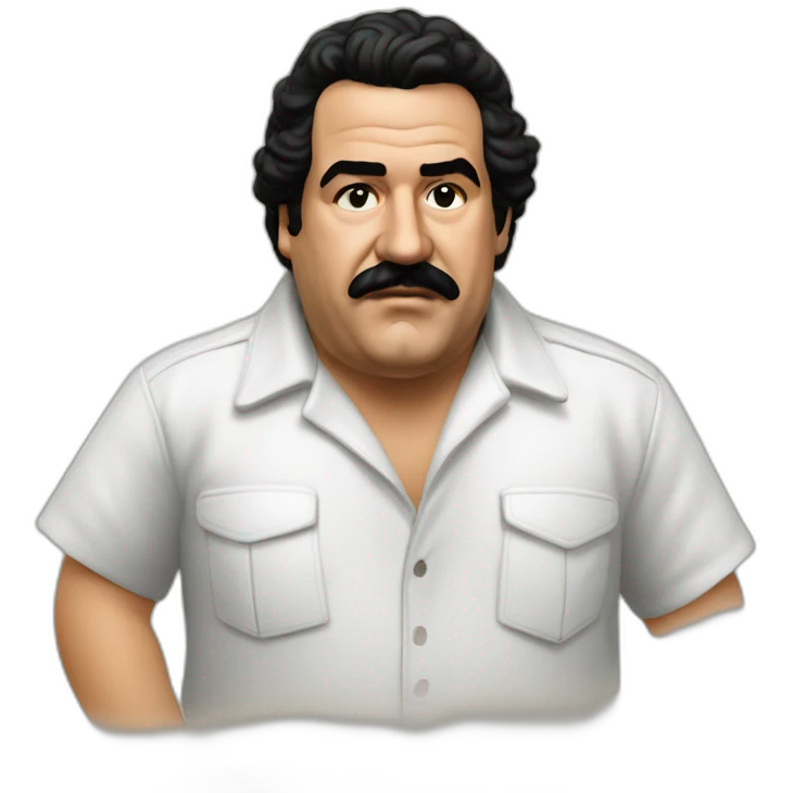 pablo escobar sniffing flour emoji