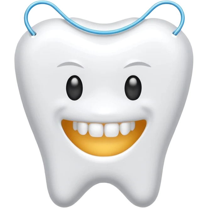 dental floss emoji
