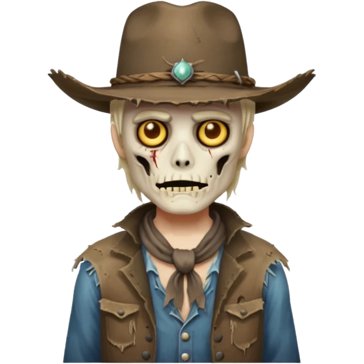 undead cowboy emoji