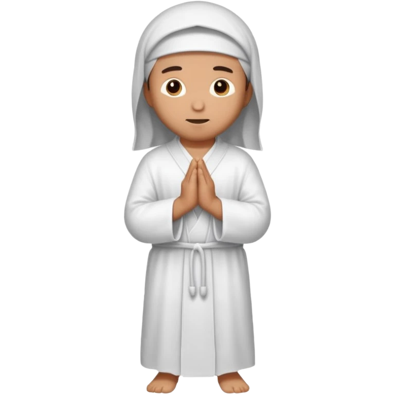 молящийся мусульманин в полный рост  emoji