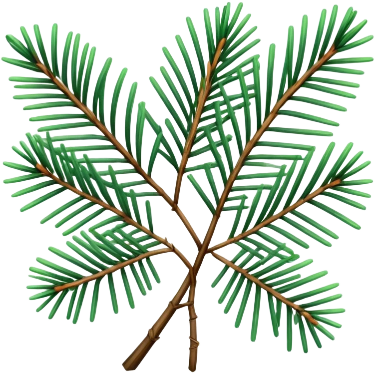 Pine needle  emoji