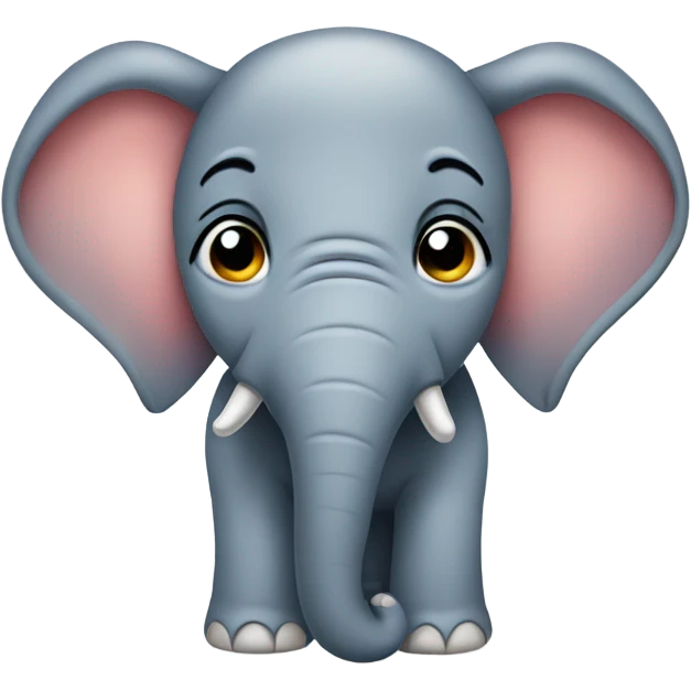 Crying elephant emoji