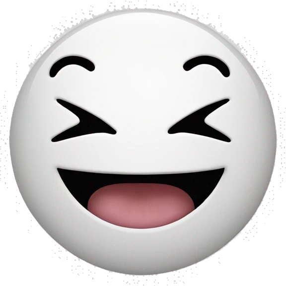 Smiley face with one tooth visible emoji