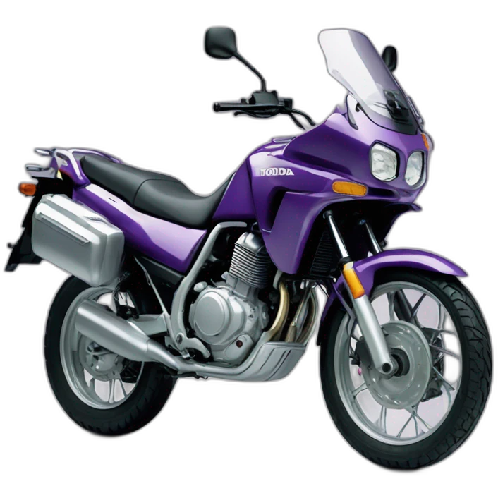 Honda transalp 600 1992 purple and grey emoji