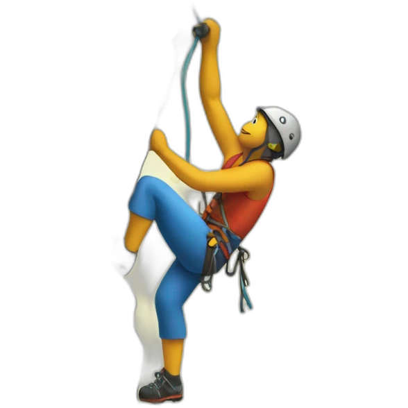 Climber emoji