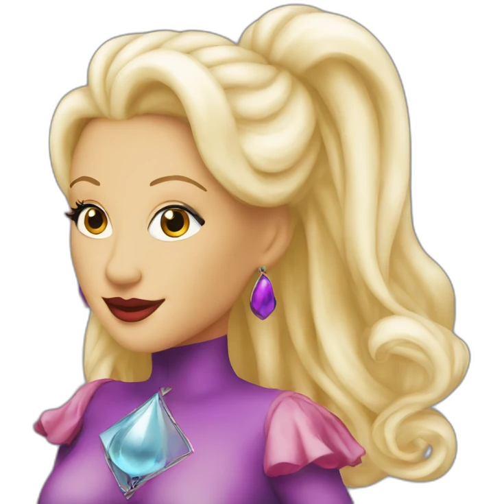 christina aguilera with a genie emoji