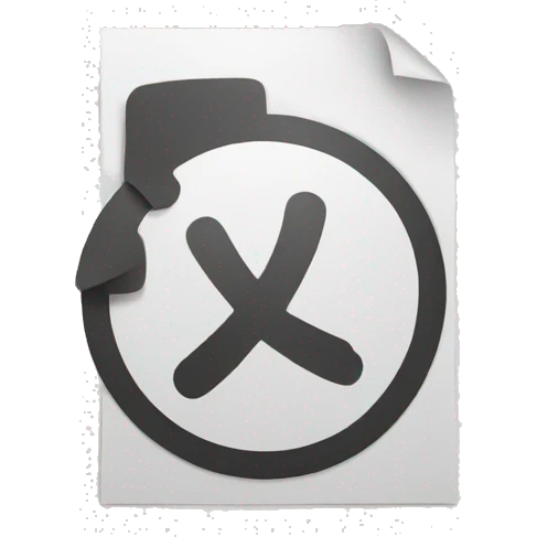document, check mark emoji