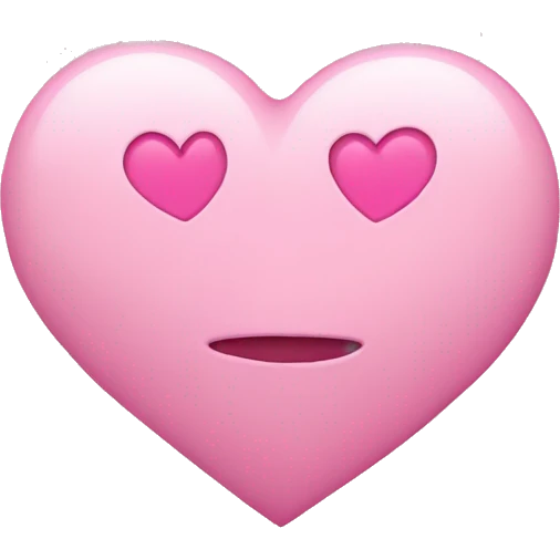 Pink heart emoji