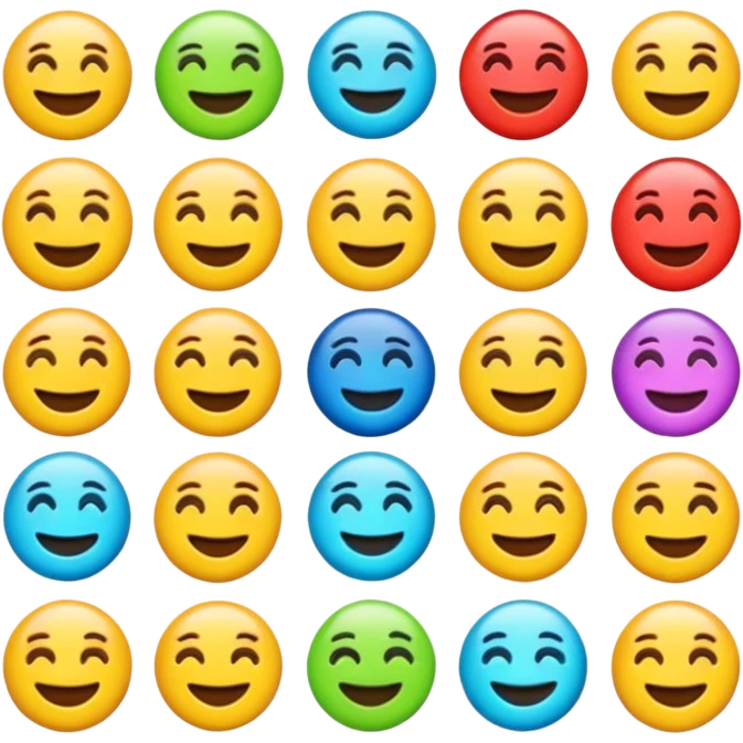 3D emoji-style icon, promotional label, emoji style.
 emoji