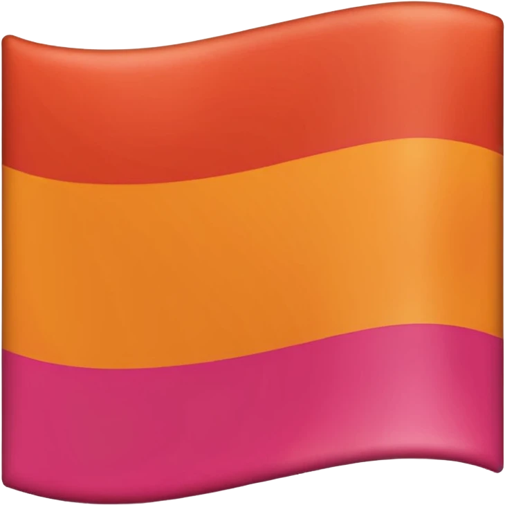 Bandera lesbiana  emoji