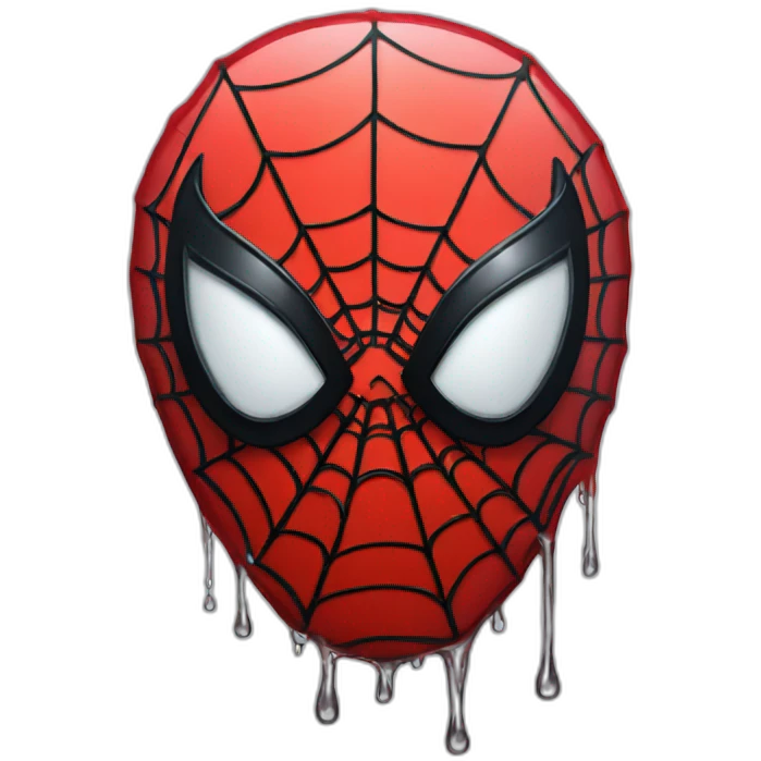 drippy spiderman emoji