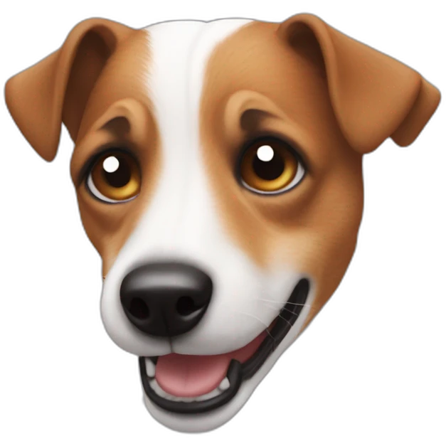 Jack Russell mad emoji