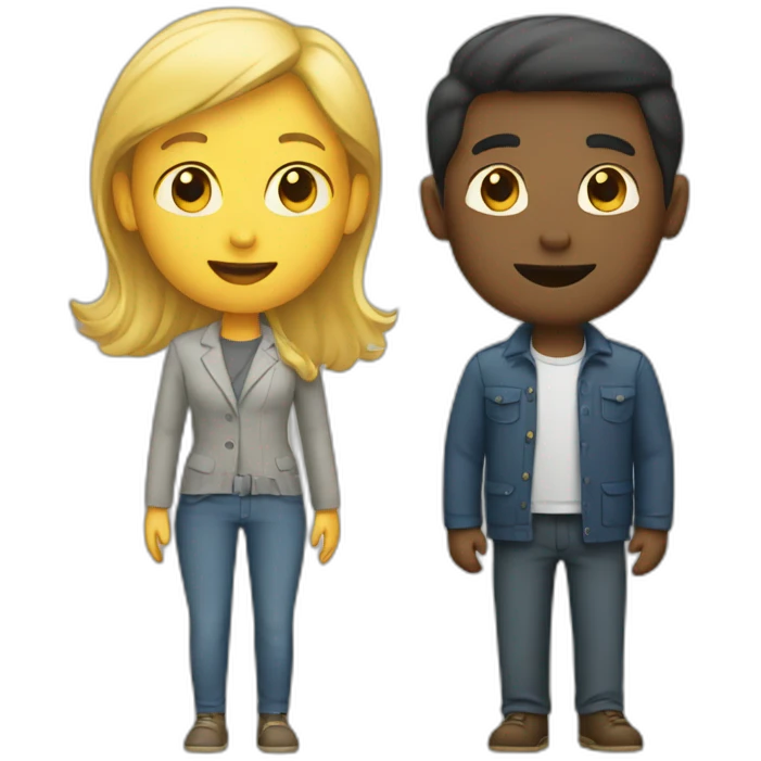 two people talking emoji