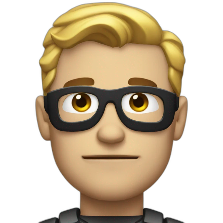 Batman thinking emoji