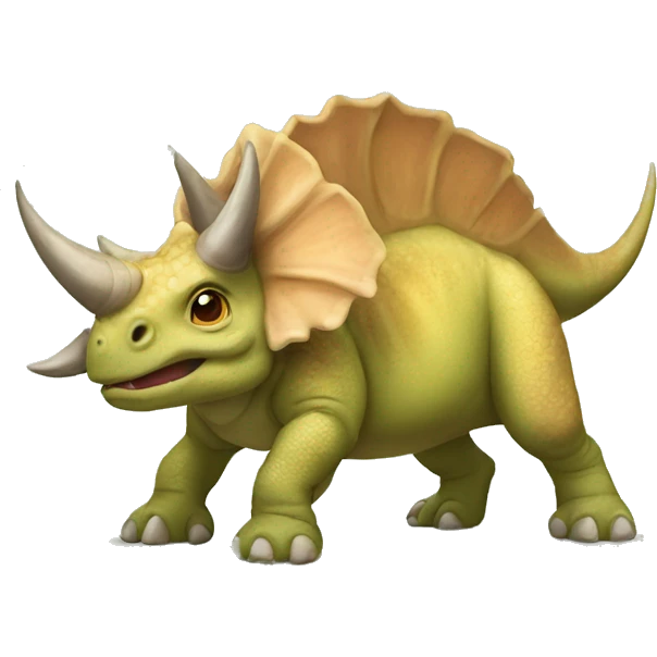 Triceratops emoji