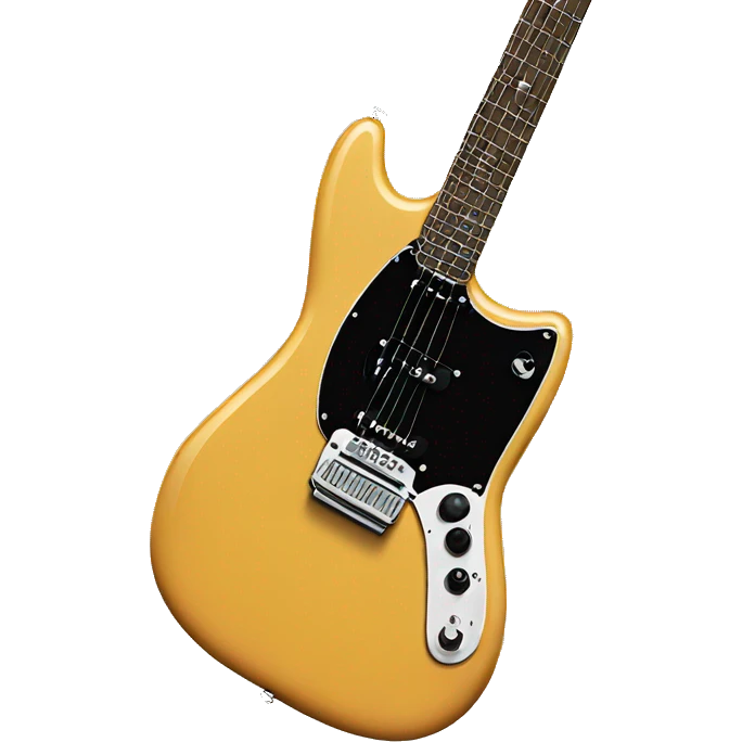 Fender Mustang guitar  emoji