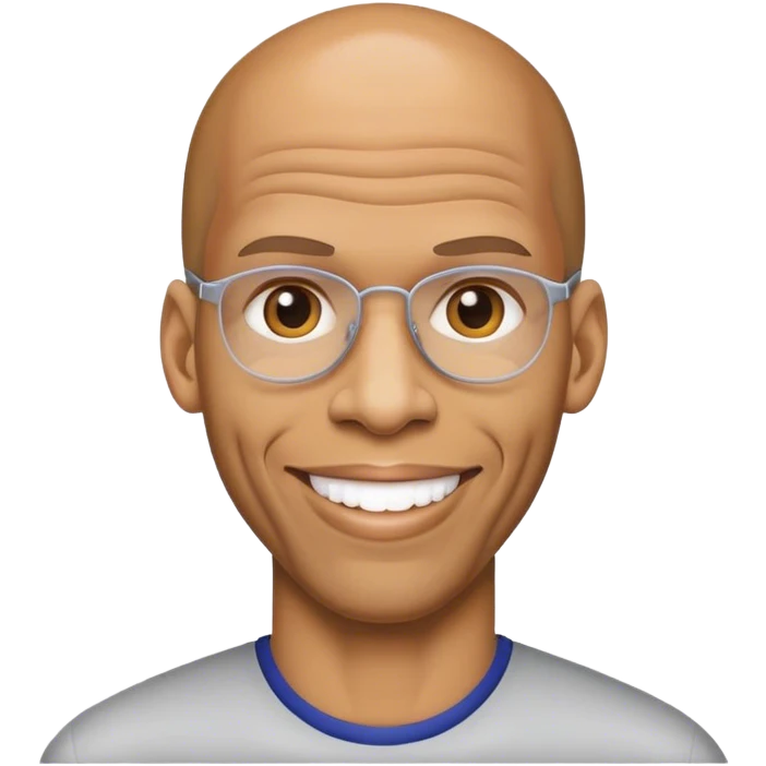 Kareem Abdul Jabar emoji head emoji