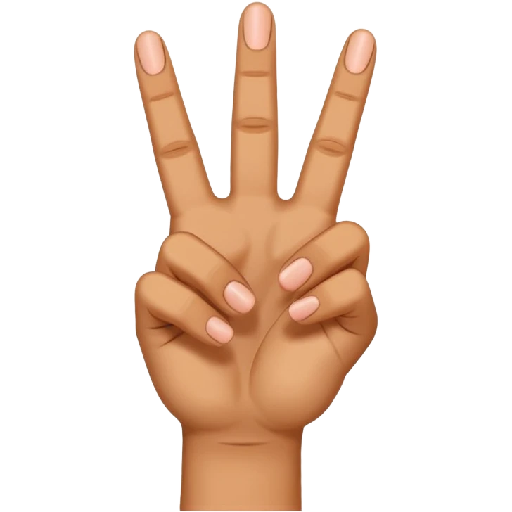 🖕+🤟 emoji