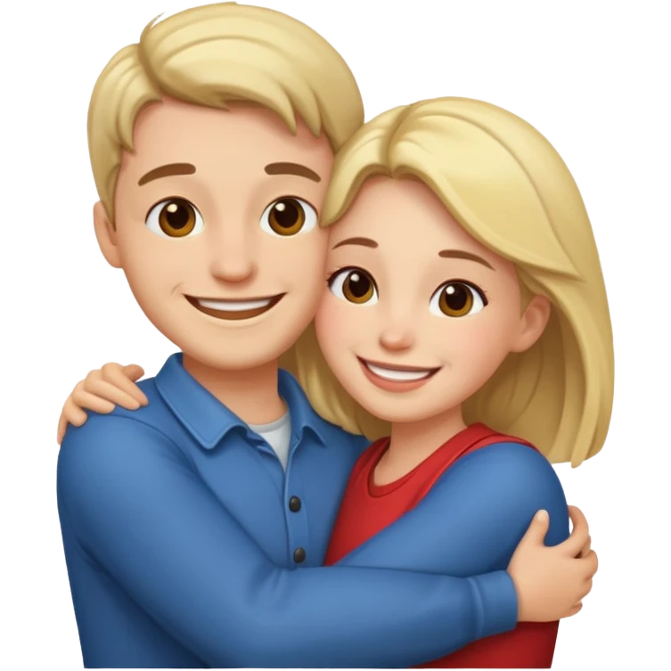 Couple hugs  emoji