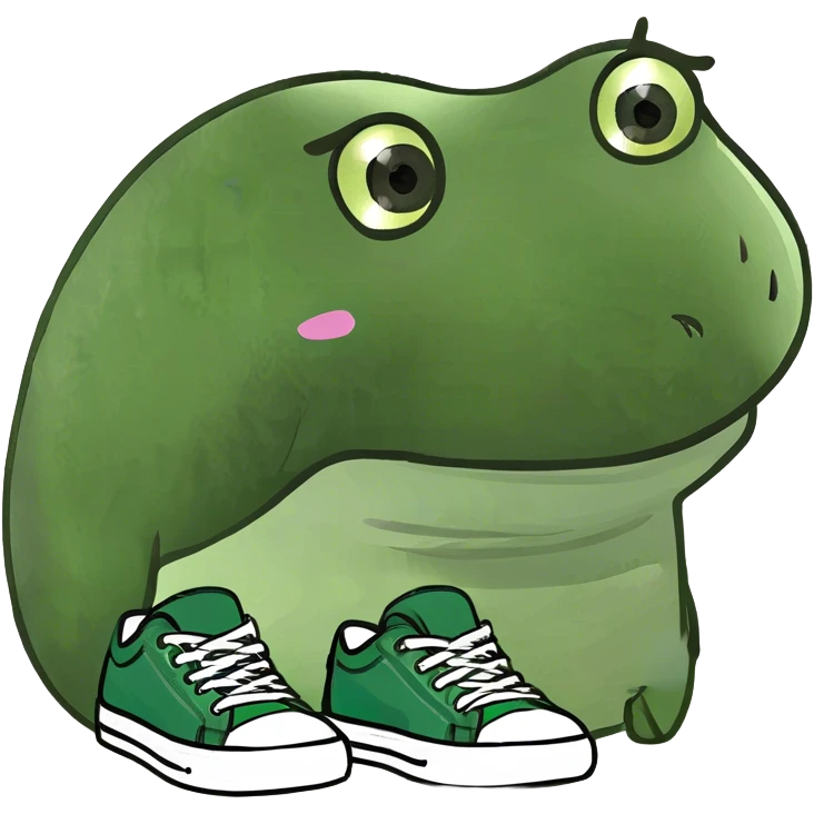 baryonx with shoes and kawaii eyes emoji