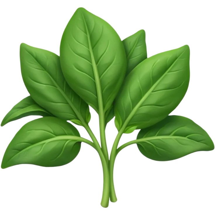Spinach plant emoji