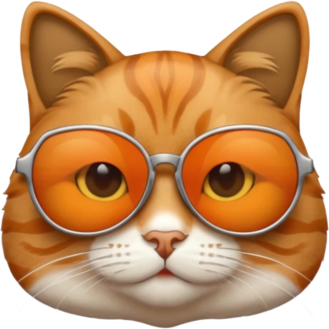 Cat wearing sunglasses emoji