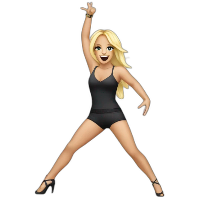 Britney Spears dancing emoji