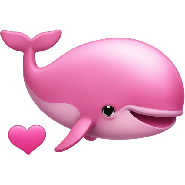 pink whale emoji