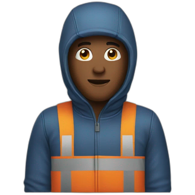 man wearing gloves medium body emoji