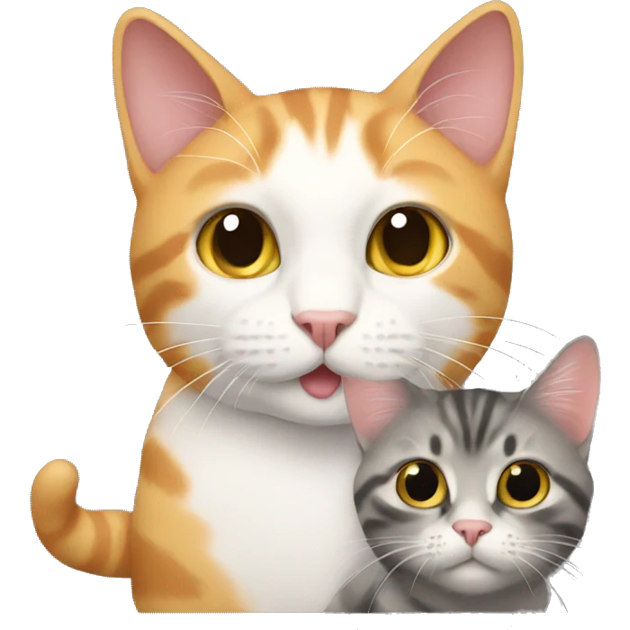 cat with cat  emoji