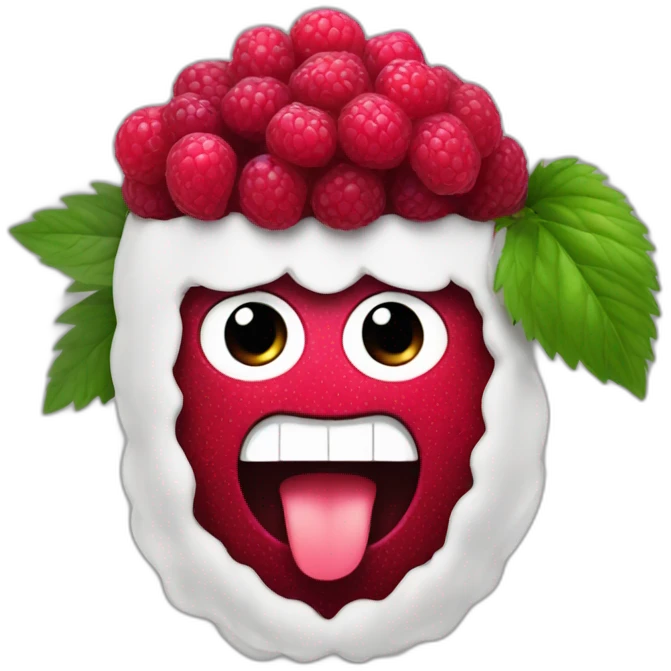 une Framboise emoji