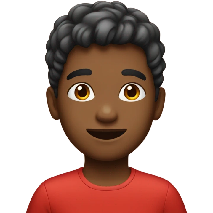 boy in red dress emoji