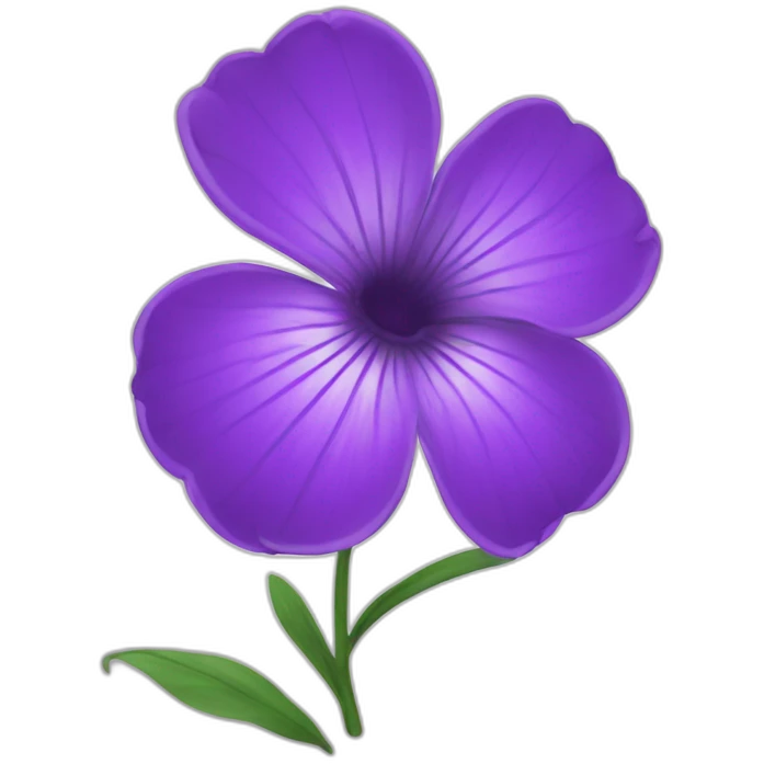purple flower emoji