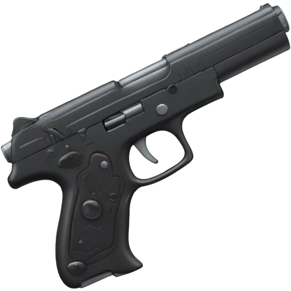 Bb Gun with a button on the back emoji