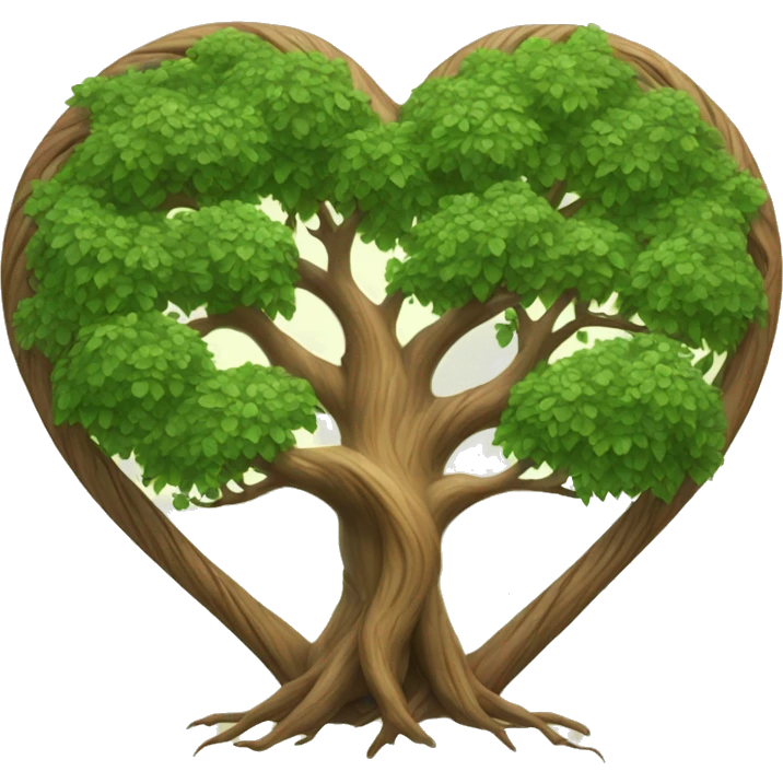 Tree of life heart emoji