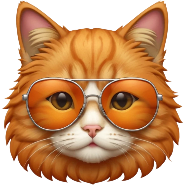 Cat wearing sunglasses emoji