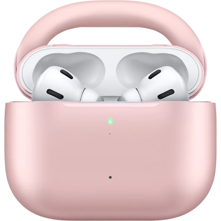 Airpods max light pink  emoji