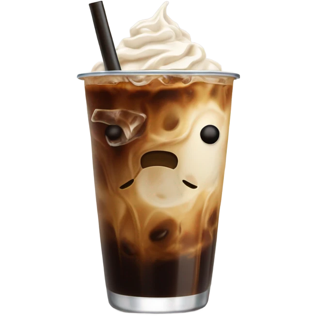 Ice coffe emoji