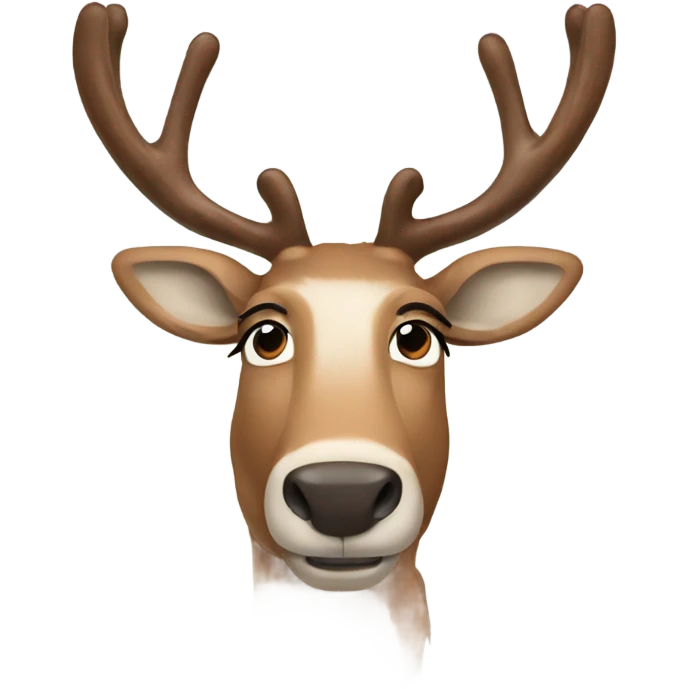 Reindeer emoji