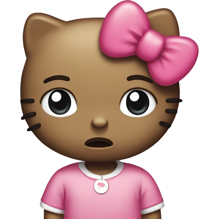 hello kitty sad emoji