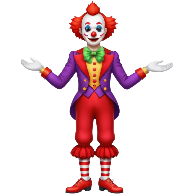circus clown full body emoji