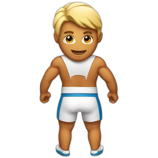 fitness back emoji