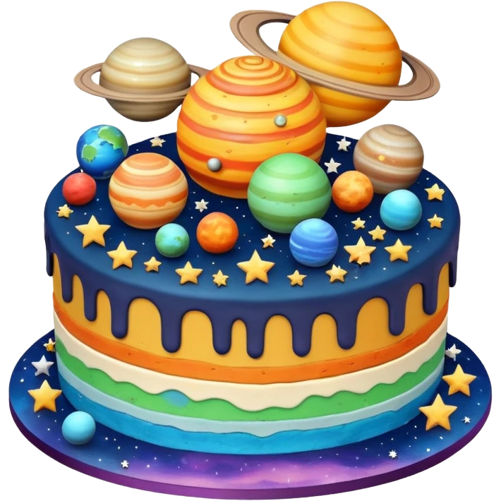 real cosmic cake emoji