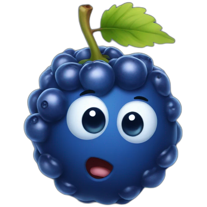 Blue berry emoji