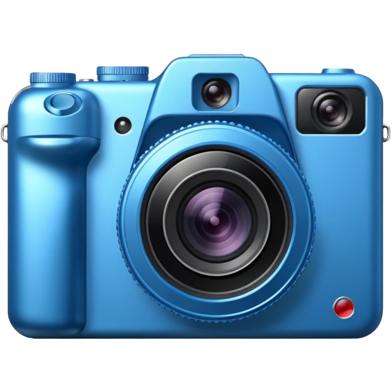 blue new camera emoji