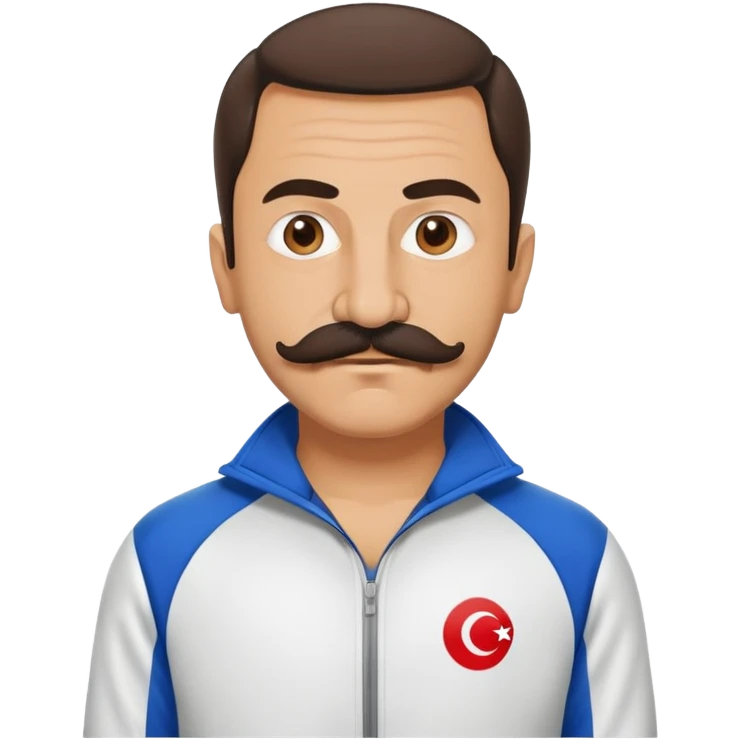 Recep İvedik, Turkish comedy character with mustache and tracksuit emoji