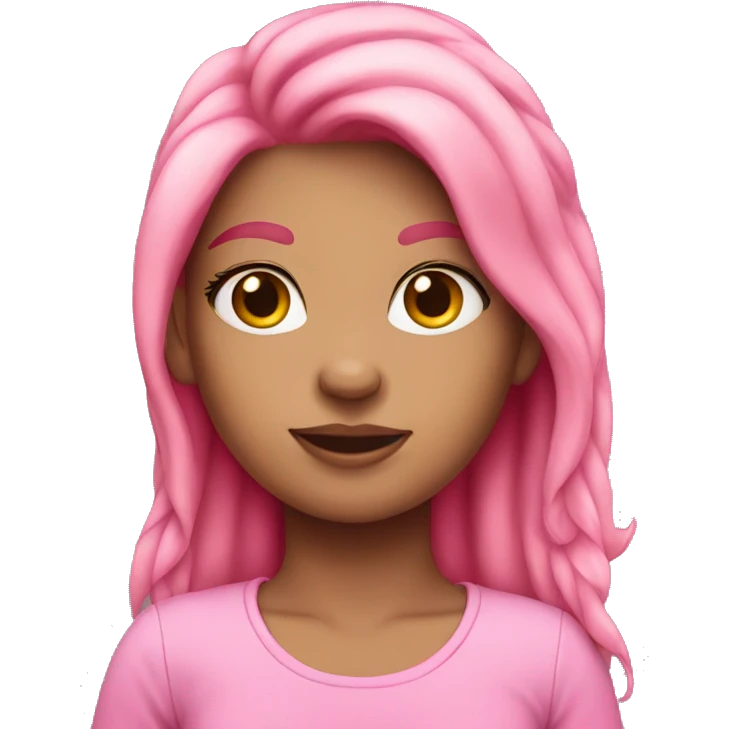 pink pony girl emoji