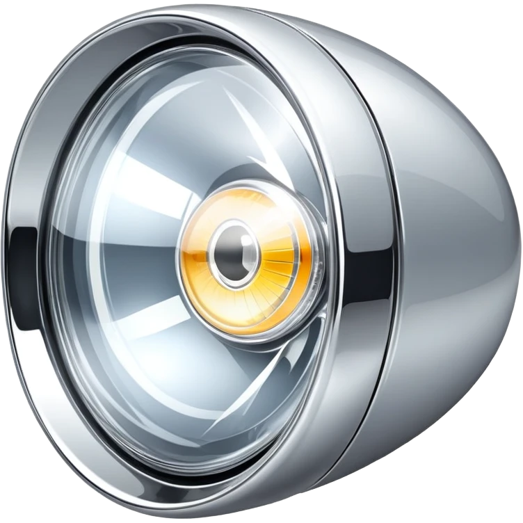 A car headlight emoji
