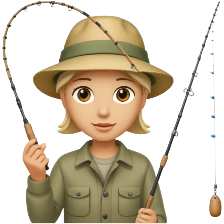 Road casting a fishing line emoji