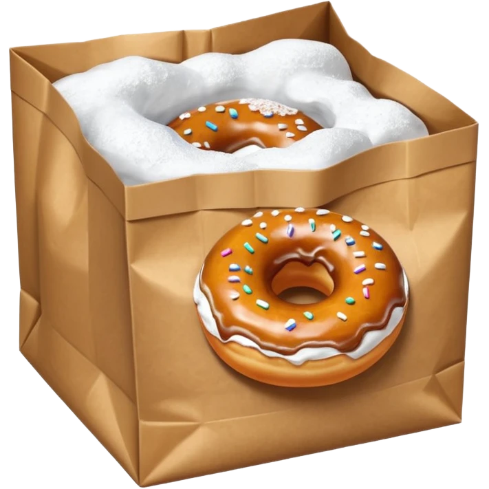 donut in paper bag emoji
